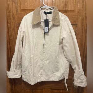 NWT LIONESS WORKWEAR JACKET in Ivory Size M
